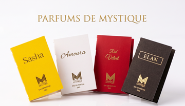 Trial Pack (4 Perfumes of 4 ML Each) + $10 Gift Card